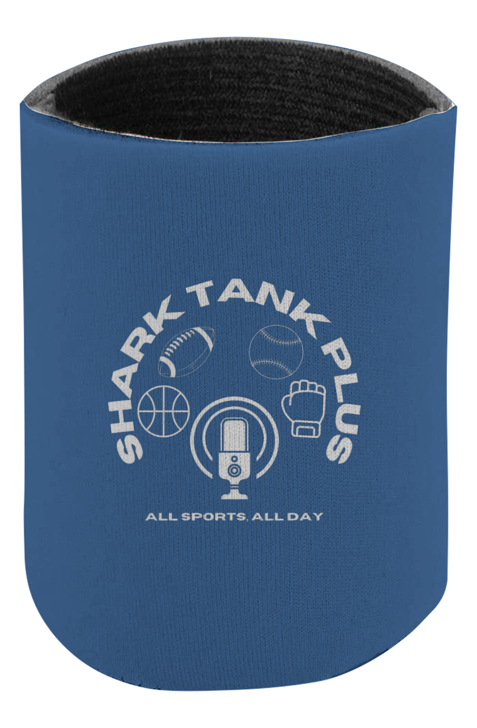 STP Round Logo Can Huggie